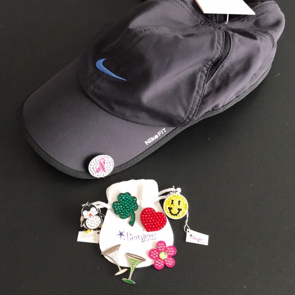 NWT Bonjoc Hat Clip/Ball Marker Swarovski Crystals - Picture 1 of 8